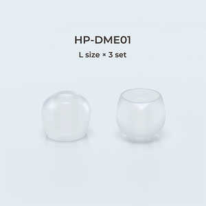 ラディウス イヤーピース deep mount earpiece 単品(L) クリア HP-DME01CL