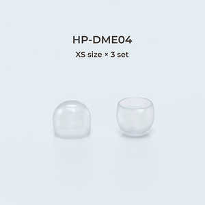 ラディウス イヤーピース deep mount earpiece 単品(XS) クリア HP-DME04CL