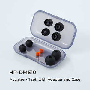 ラディウス スタンダードモデル ディープマウントイヤーピース (ケース付き:XS・S・M・L×各1セット) ブラック HP-DME10K ラディウス スタンダードモデル ディープマウントイヤーピース (ケース付き:XS・S・M・L×各1セット) ブラック HP-DME10K