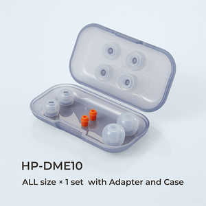 ラディウス スタンダードモデル ディープマウントイヤーピース (ケース付き:XS・S・M・L×各1セット) クリア HP-DME10CL ラディウス スタンダードモデル ディープマウントイヤーピース (ケース付き:XS・S・M・L×各1セット) クリア HP-DME10CL
