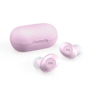 ラディウス 完全ワイヤレスイヤホン Mauve Pink ［リモコン・マイク対応 /ワイヤレス(左右分離) /Bluetooth］ HP-T70BTN
