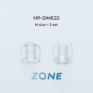 ラディウス ディープマウントイヤーピース ZONE M 3セット クリア HPDME22CL