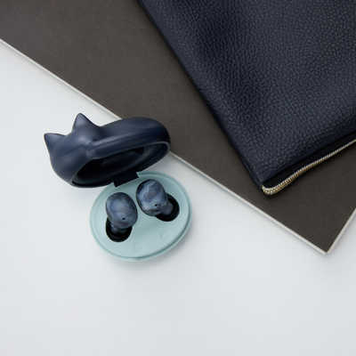 ラディウス HP-C28BTW NEKO ワイヤレスイヤホン シロ 猫イヤホン ラディウス HP-C28BTW 猫のかたちの完全ワイヤレスイヤフォン