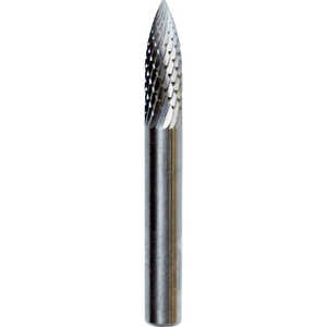 ニューレジストン 超硬バー 軸径6(mm)トンガリDカット TCBT6400D ニューレジストン 超硬バー 軸径6(mm)トンガリDカット TCBT6400D