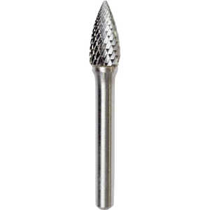 ニューレジストン 超硬バー 軸径6(mm)トンガリDカット TCBT6500D ニューレジストン 超硬バー 軸径6(mm)トンガリDカット TCBT6500D