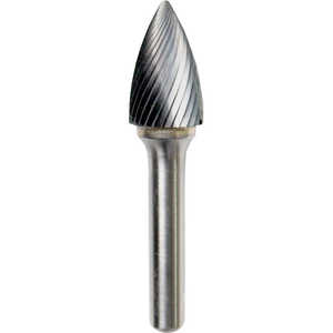 ニューレジストン 超硬バー 軸径8(mm)トンガリSカット TCBT6900 ニューレジストン 超硬バー 軸径8(mm)トンガリSカット TCBT6900