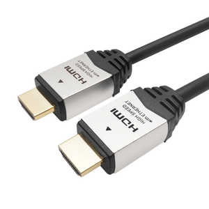 ホーリック HDMIケーブル シルバー [1.5m /HDMI⇔HDMI /スタンダードタイプ /4K対応] HDM15-892SV