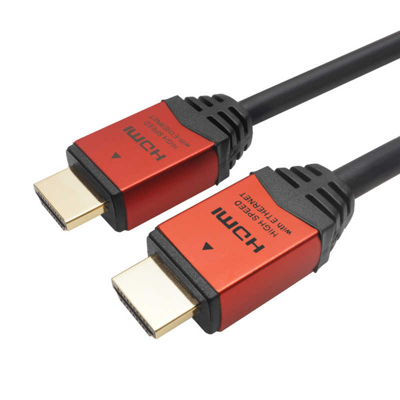 ホーリック ホーリック HDMIケーブル レッド [10m /HDMI⇔HDMI /スタンダードタイプ /4K対応] HDM100-906RD HDM100-906RD