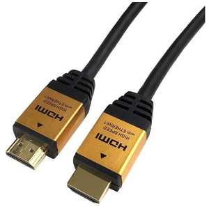 ホーリック HDMIケーブル ゴールド [5m /HDMI⇔HDMI /スタンダードタイプ /4K対応] HDM50-014GD