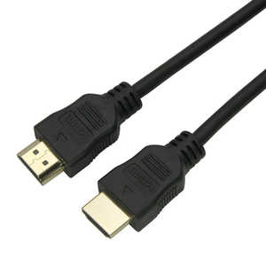 ホーリック HDMIケーブル ブラック ブラック [1m /HDMI⇔HDMI /スタンダードタイプ] HDM10-064BK