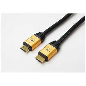 ホーリック HDMIケーブル ゴールド [10m /HDMI⇔HDMI /スタンダードタイプ /4K対応] HDM100-001GD