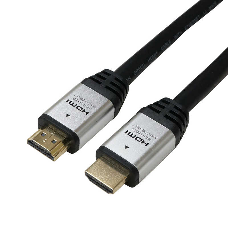 ホーリック ホーリック HDMIケーブル シルバー [10m /HDMI⇔HDMI /スタンダードタイプ /4K対応] HDM100-002SV HDM100-002SV