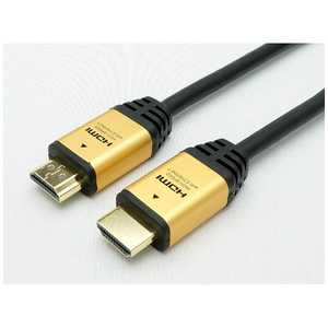 ホーリック HDMIケーブル ゴールド [1.5m /HDMI⇔HDMI /スタンダードタイプ /4K対応] HYBHDA15-505GD