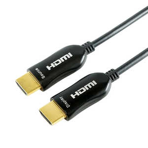 ホーリック 光ファイバーHDMIケーブル ブラック [30m /HDMI⇔HDMI] HDH300295BK