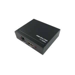 ＜コジマ＞ テック HDMI 2分配機 ブラック ブラック THDSP12X24K