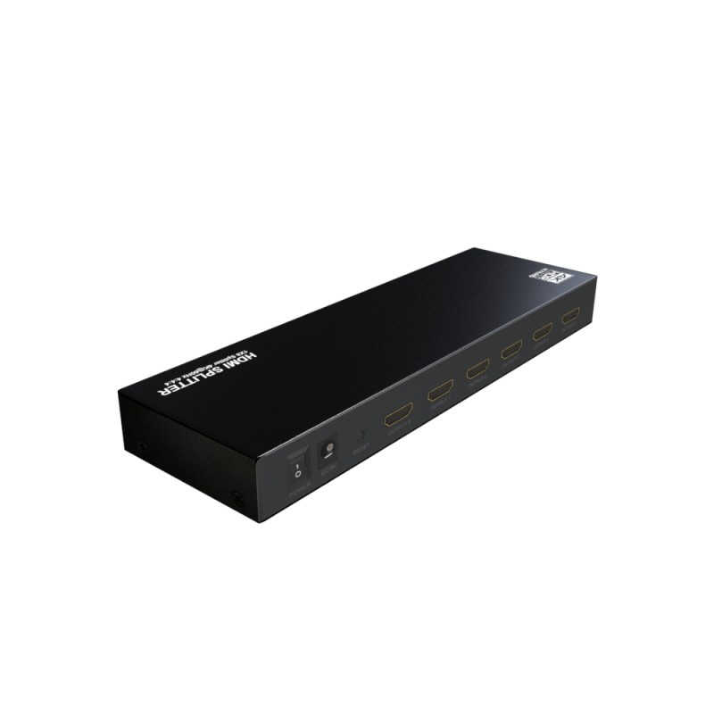 テック テック 4K60Hz対応 HDMI 8分配機 TEC ブラック THDSP18-4K60S THDSP18-4K60S