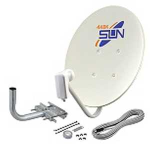 ＜コジマ＞ サン電子 4K・8K衛星放送対応 BS・110度CSデジタルアンテナセット ホワイト CBDK045S
