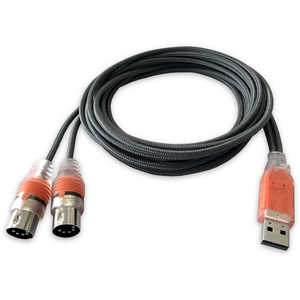 ESI ケーブル一体型USB MIDIインターフェース IN/OUT兼用 MIDIMATEEX