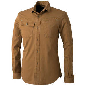 CUC DOG 8051-808-3L 長袖シャツ D カーキ 3L #8051-808-3L