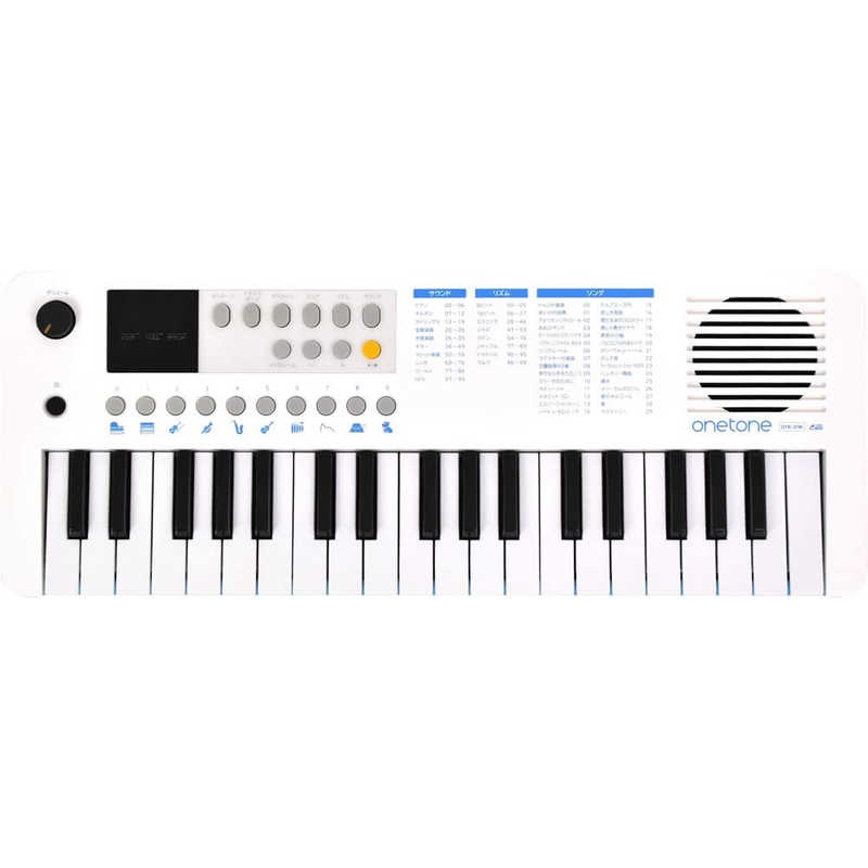ONETONE ONETONE 電子キーボード ホワイト／ブルー [37ミニ鍵盤] OTK-37M/WHBL OTK-37M/WHBL