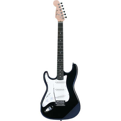 ブラック ストラトキャスター エレキギター（Fender Japan【ST