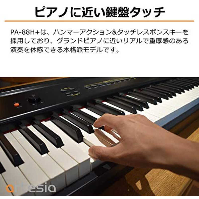 ARTESIA ARTESIA 電子ピアノ ブラック[88鍵盤] PA-88H+/BK PA-88H+/BK