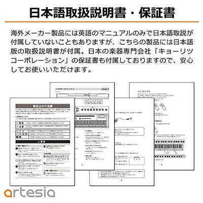 ARTESIA 電子ピアノ ブラック[88鍵盤] PA-88H+/BK の通販 | カテゴリ