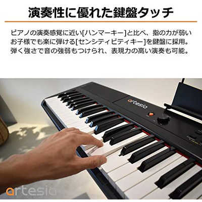 ARTESIA 電子ピアノ ブラック[88鍵盤] PERFORMER/BK の通販