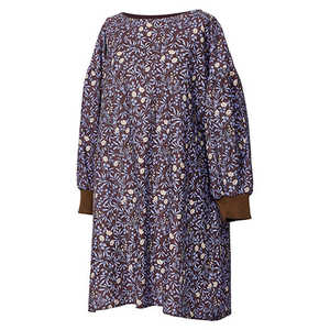 レップ カッポウギ(割烹着) ボタニカル柄 大人シック ブラウン REP-556610 REP556610 レップ カッポウギ(割烹着) ボタニカル柄 大人シック ブラウン REP-556610 REP556610