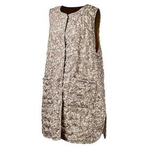 レップ ボアキルトエプロン フローレット 裏地が全面ボアのぬくもりエプロン 肌寒い季節にぴったりのあったか仕様 ベージュ (BE) REP-573013 REP573013