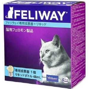 ビルバックジャパン フェリウェイ 拡散器+リキッド 猫用 48mL 