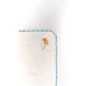 フレンズヒル ワンポイント刺繍タオル イヤイヤシバタサン ナチュラル