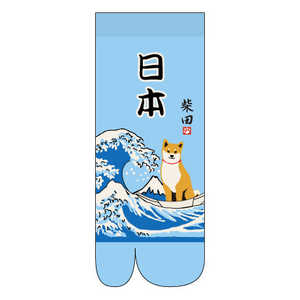 フレンズヒル 足袋ソックスS オオナミシバタ ブルー フレンズヒル 足袋ソックスS オオナミシバタ ブルー