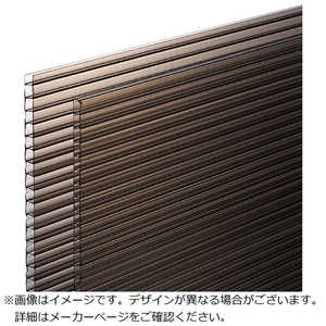 光 光 ポリカ中空ボード910×2100×4mmブラウンスモーク 2枚入 KTP2194W2
