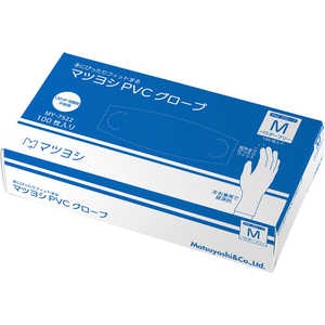 マツヨシ PVCグローブパウダーフリー MY-7522 M 100マイイリ マツヨシ PVCグローブパウダーフリー MY-7522 M 100マイイリ