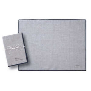 ケーアイ ランチョンマット 布 40cm リネン 麻 プレイスマット 78129333