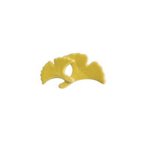 ケーアイ 箸置き 5cm いちょう 陶器 78458402