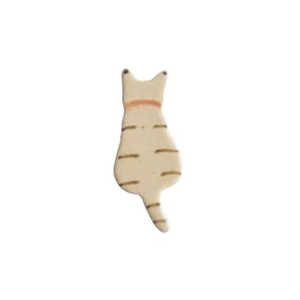 ケーアイ 箸置き 6cm ネコ おすわり 猫 箸置 陶器 78458549