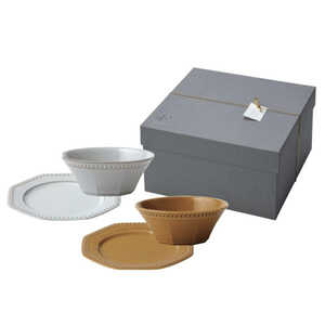 ケーアイ ギフトセット 食器 プレート ボウル ペアギフト Roots Colline 磁器 美濃焼 ギフトセットショッキプレー