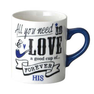 ケーアイ マグカップ 325ml LOVERS MUG HIS HERS 磁器 美濃焼 マグカップ325MLLOV