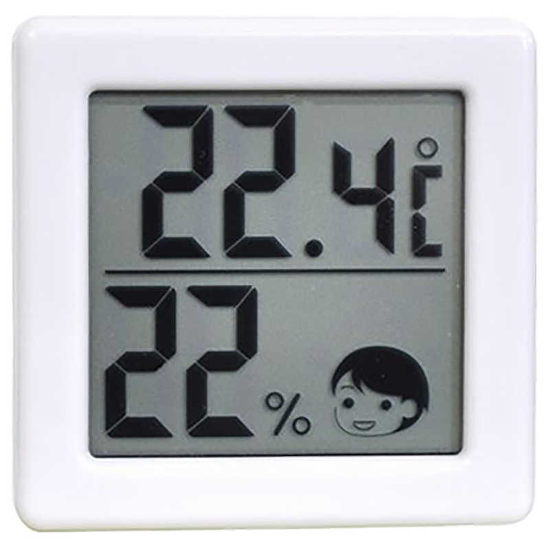 ドリテック ドリテック 小さいデジタル温湿度計 O‐257WH O‐257WH