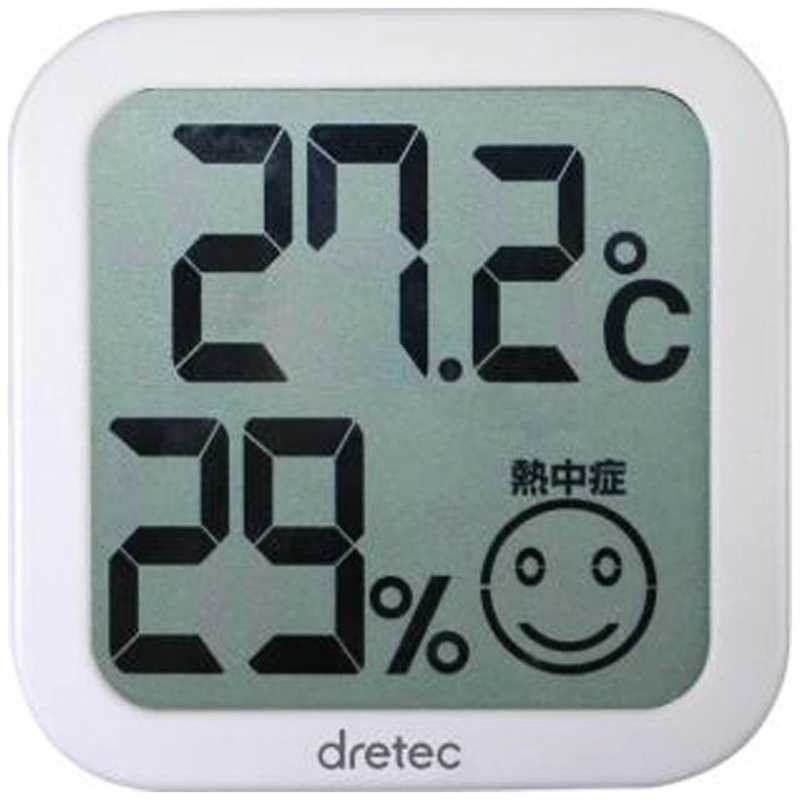 ドリテック ドリテック デジタル温湿度計 O‐271WT (ホワイト) O‐271WT (ホワイト)