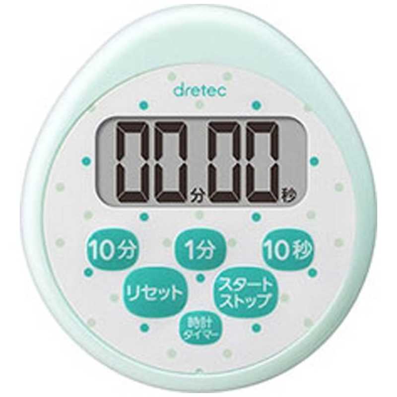 ドリテック 時計付キッチンタイマｰ T 565gn グリｰン