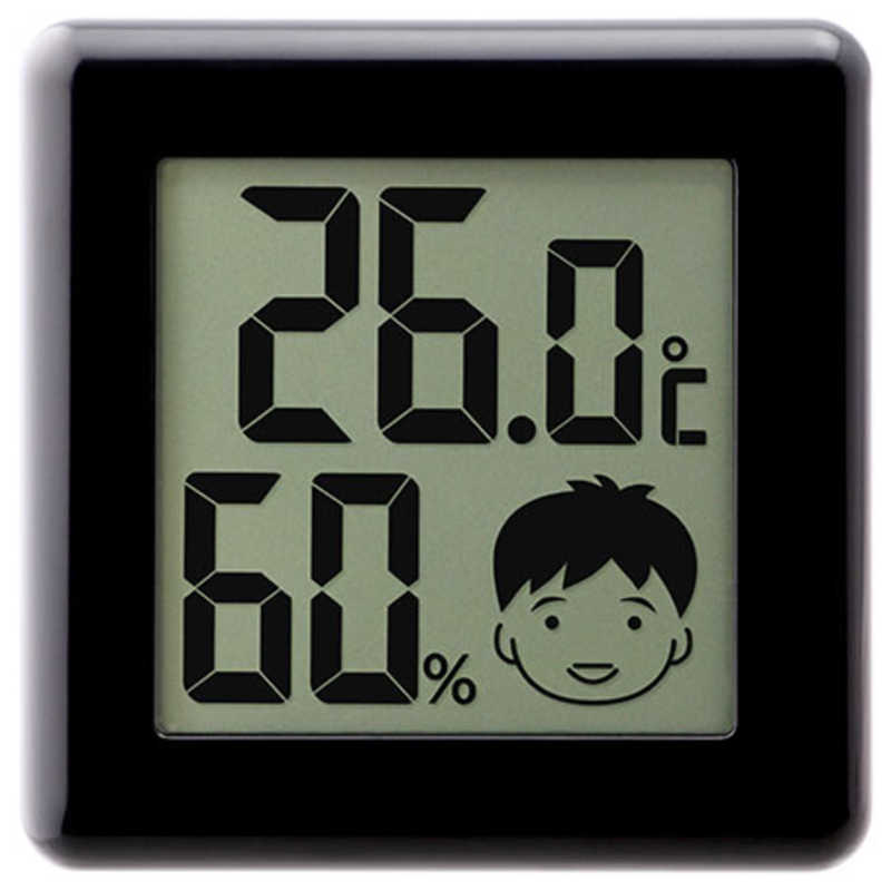 ドリテック ドリテック デジタル温湿度計 ピッコラ O282BK O282BK