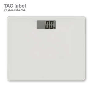 TAG label by amadana 体重計 ATWS11W