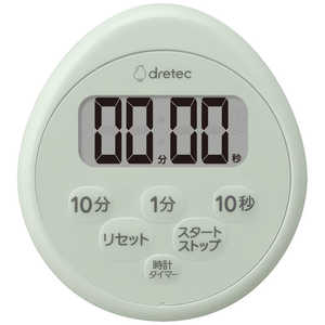 ドリテック 時計付防水タイマー (グリーン) dretec グリーン T-611GN ドリテック 時計付防水タイマー (グリーン) dretec グリーン T-611GN