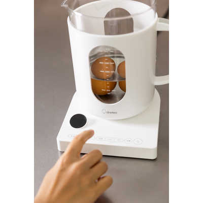 ドリテック調理ポット ククポ 1.5L ホワイト PO-163WT 1台 ドリテック 調理ポット「ククポ」(容量：1.5L) ホワイト PO-163WT の