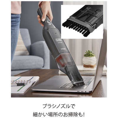 ブラック＆デッカー 10.8Vハンディクリーナー HLVC320B の通販