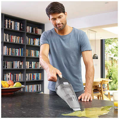 ブラックアンドデッカー リチウム乾湿両用ダストバスター オレンジ WD7201O : ブラックアンドデッカー 乾湿両用 リチウムダスト