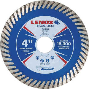 LENOXサイレントマックスターボ105静音ダイヤモンドホイール LX4721 LENOXサイレントマックスターボ105静音ダイヤモンドホイール LX4721
